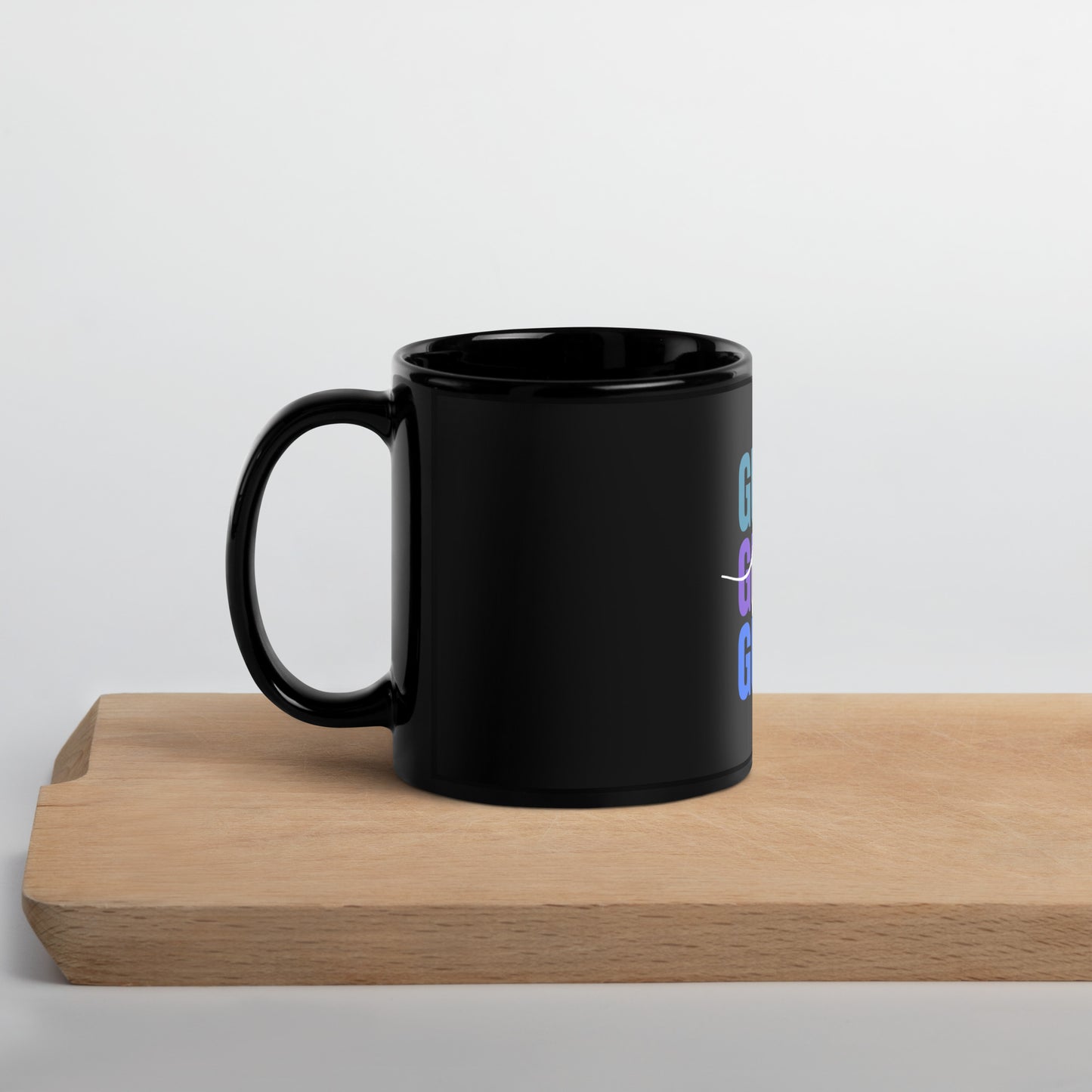 Guitar Vibes Black Glossy Mug