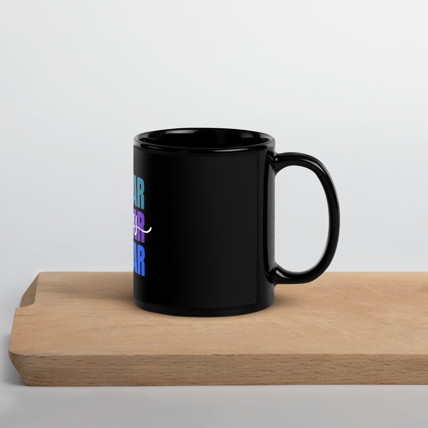 Guitar Vibes Black Glossy Mug