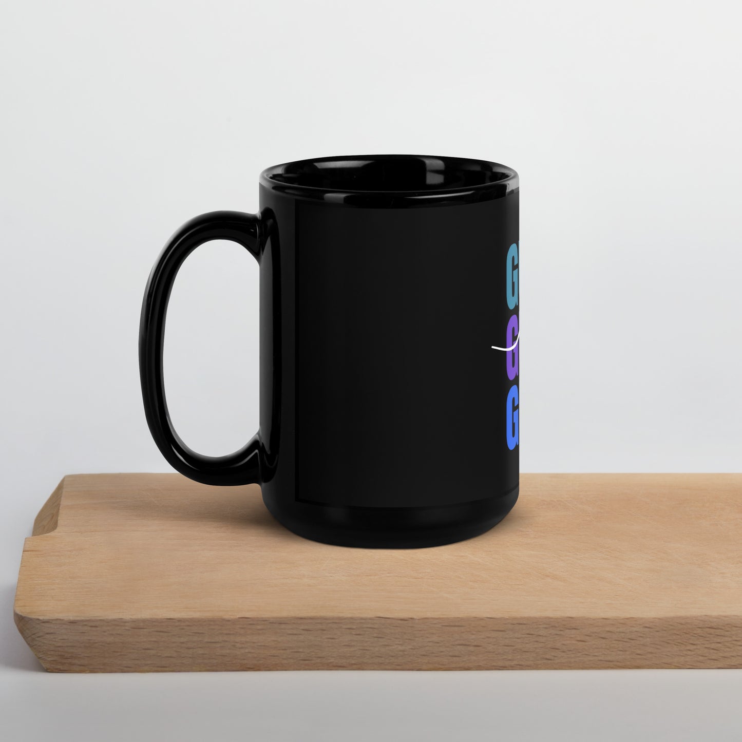 Guitar Vibes Black Glossy Mug