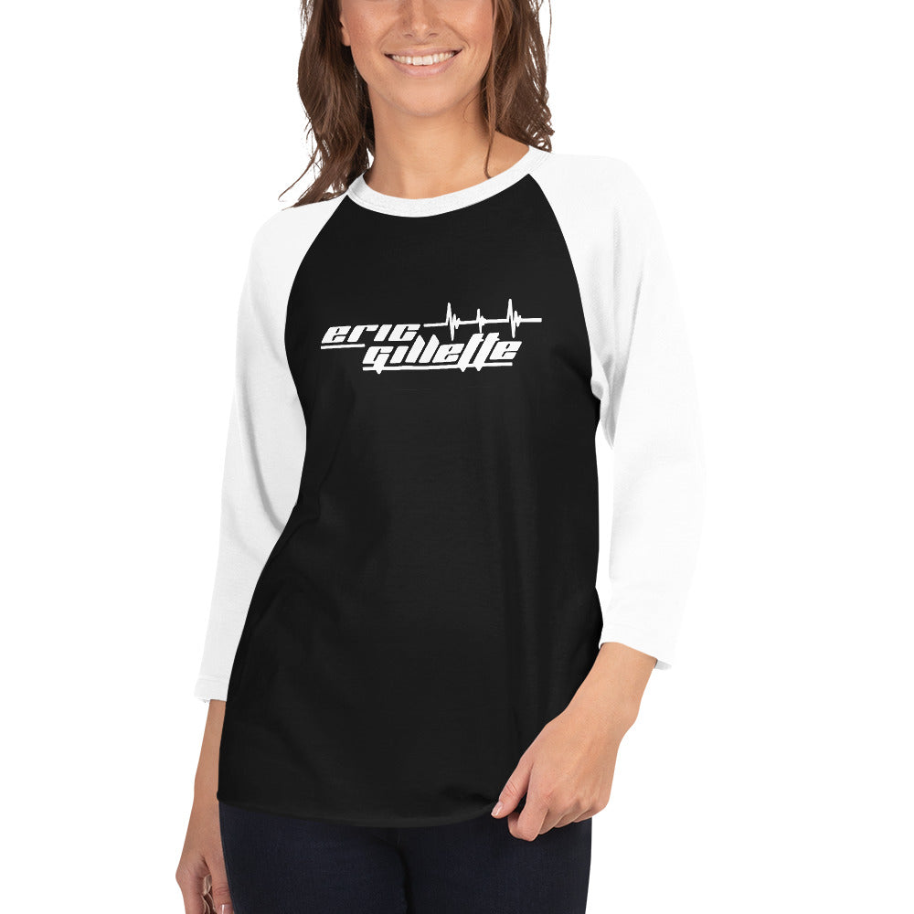 Eric Gillette Logo 3/4 sleeve raglan shirt