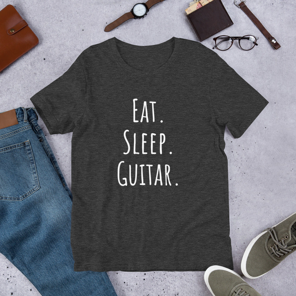 Eat. Sleep. Guitar. Unisex t-shirt