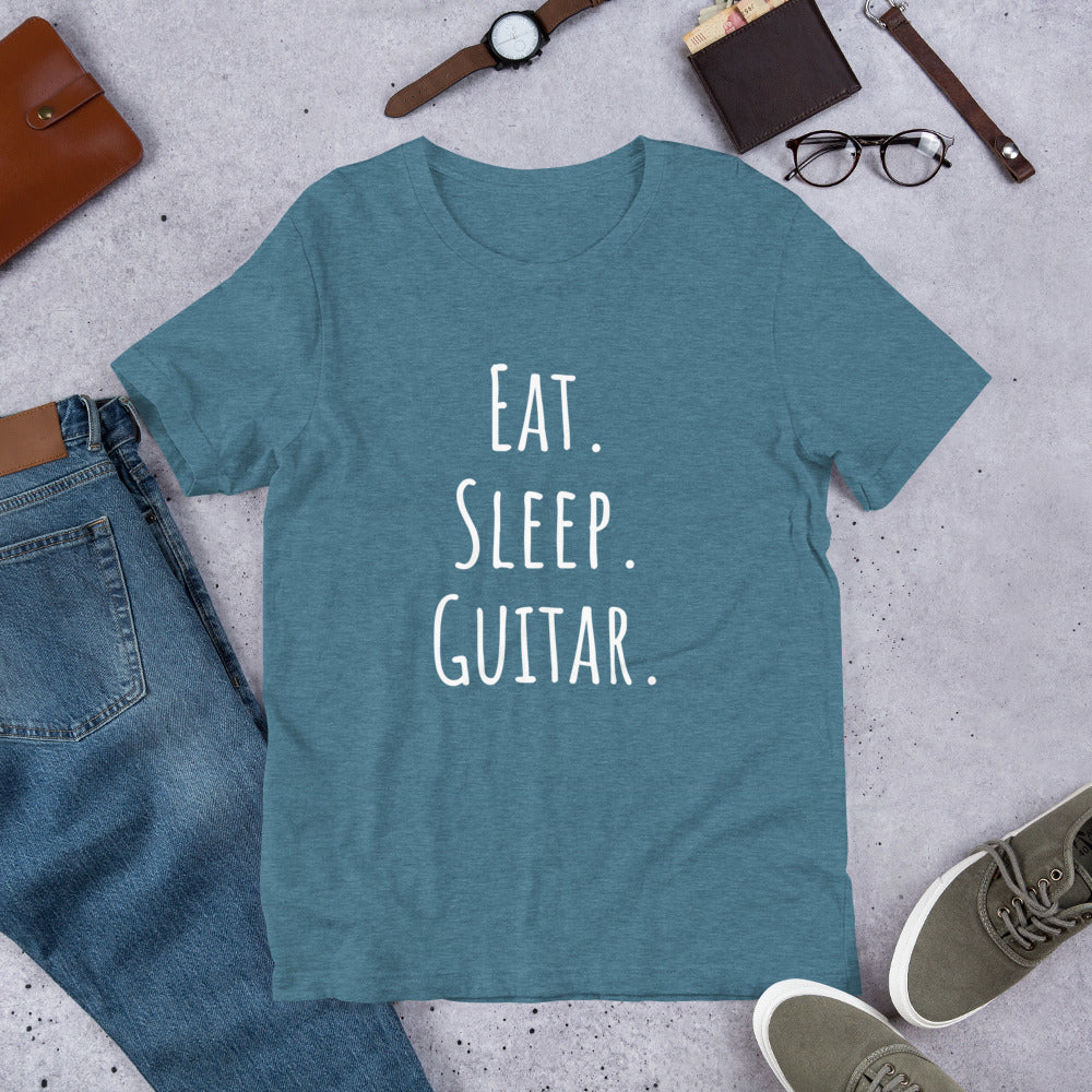 Eat. Sleep. Guitar. Unisex t-shirt
