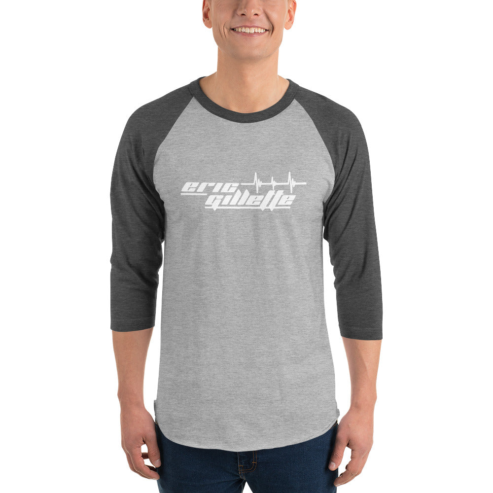 Eric Gillette Logo 3/4 sleeve raglan shirt