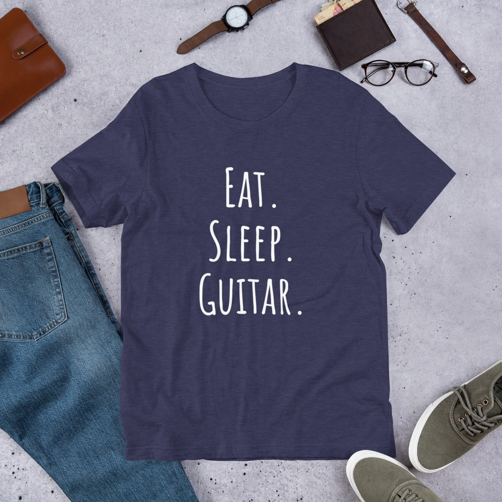 Eat. Sleep. Guitar. Unisex t-shirt