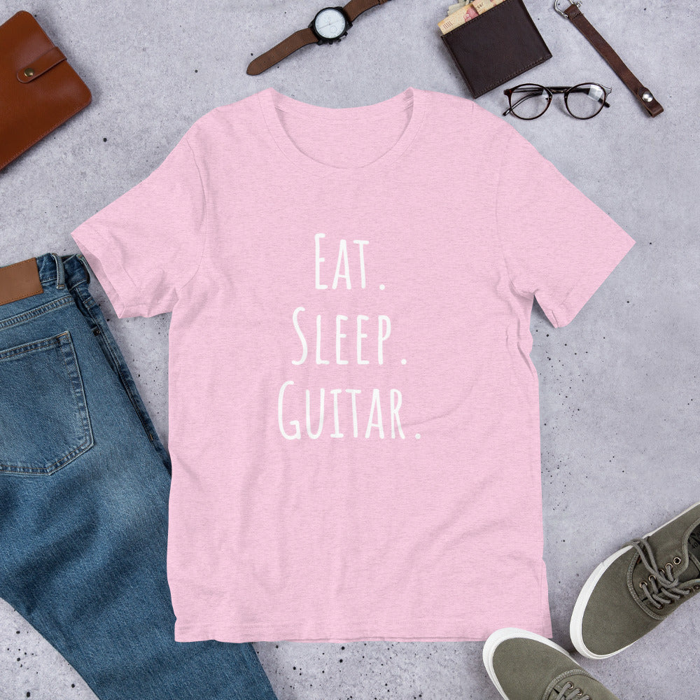 Eat. Sleep. Guitar. Unisex t-shirt